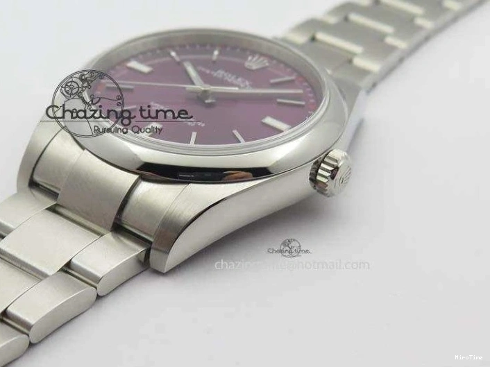 MiroTime 0509 Thermal Oyster Perpetual 39mm 114300 JF 1:1 Best Edition Grape Dial On SS Bracelet SA 3792